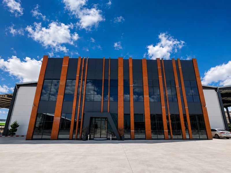 Üçel Tarım Bafra fabrikası idari binası